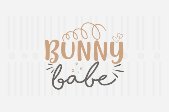 Bunny Babe Easter SVG: Graphics for Crafts & Content