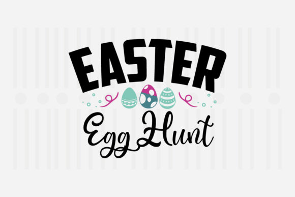 Easter Egg Hunt SVG Graphics for Crafts