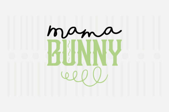 Mama Bunny, Easter SVG