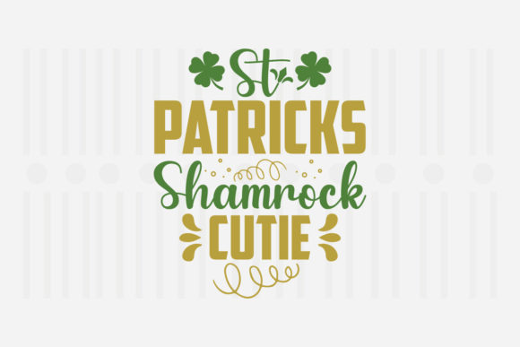 St. Patrick’s Shamrock Cutie Graphics for Crafts